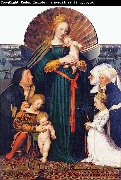 Hans holbein the younger Darmstadt Madonna,